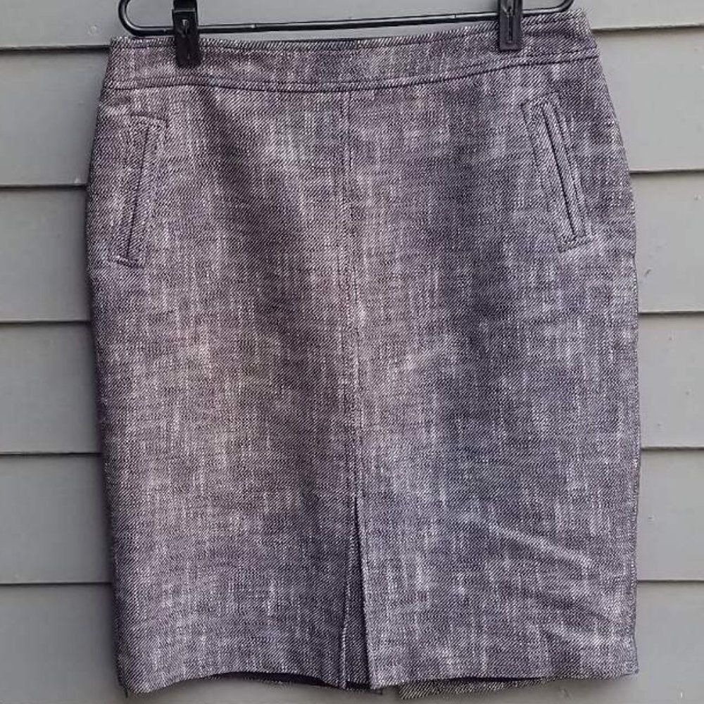 Ann Taylor Gray Pencil Skirt